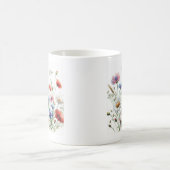 Wildflower Meadow Botanical Art IlustracióndeP Kaffeetasse (Mittel)