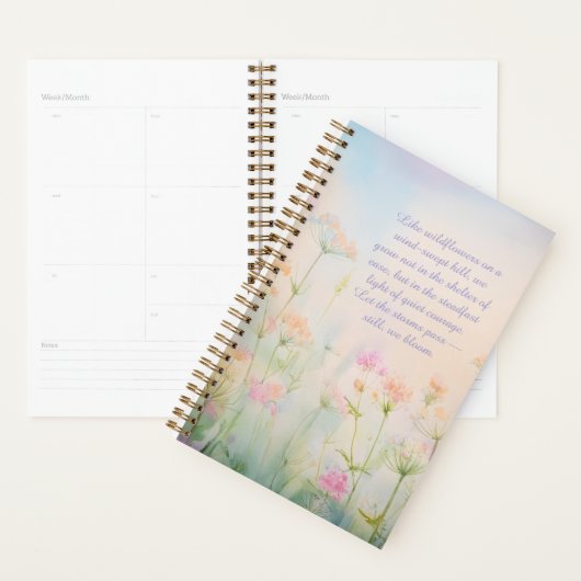 Wildflower Meadow Botanical Floral Planner Planer (Anzeige)