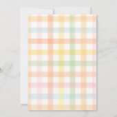 Wildflower Meadow Bunny Baby Shower Einladung (Rückseite)