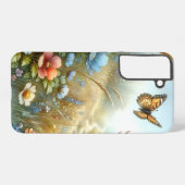 Wildflower Meadow Butterfly Garden Samsung Galaxy Hülle (Rückseite (Horizontal))