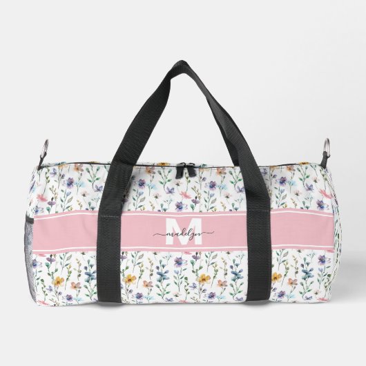 Wildflower Monogram Duffle Bag (Rückseite)