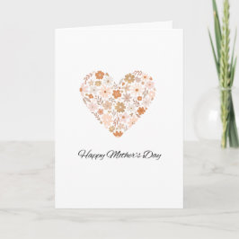 Wildflower Mothers Day Greeting Card Karte