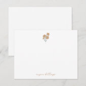 Wildflower Personalized Notecards - Thank You Card Mitteilungskarte (Vorne/Hinten)