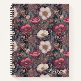 Wildflower Pink Rosengarten Personalized Notizblock