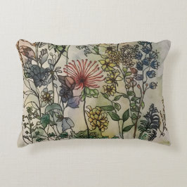 Wildflower print dekokissen