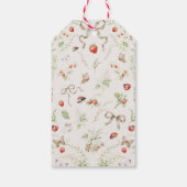 Wildflower Rustic Baby Shower Thank You Geschenkanhänger (Rückseite)