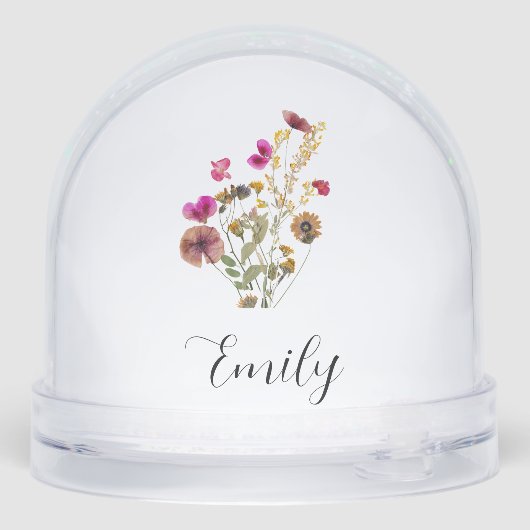 Wildflower Schneekugeln (Rückseite)