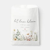 Wildflower Seeds Wedding Favor Bag Geschenktütchen (Vorderseite)