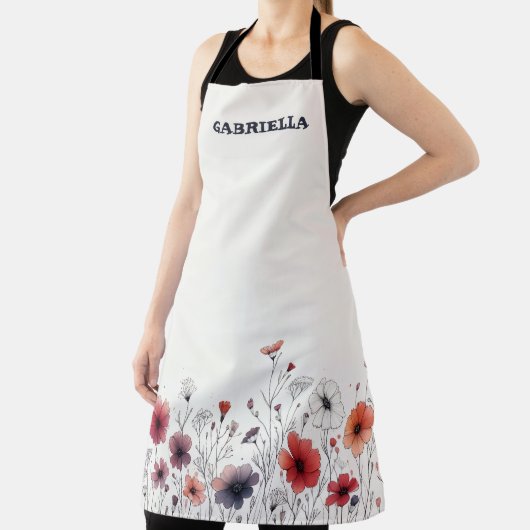 Wildflower Sketch Apron Schürze (InSitu)
