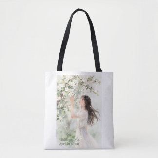 Wildflower Soul – Girl in a Spring Garden Tasche