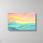 Wildflower Sun Leinwanddruck (Vorderseite)