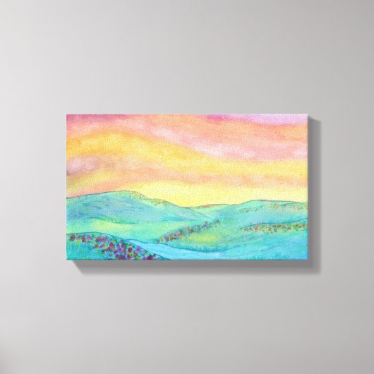 Wildflower Sun Leinwanddruck (Vorderseite)