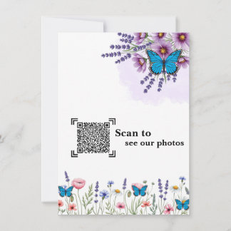 Wildflower Watercolor Wedding Thank You Card | Ele Dankeskarte