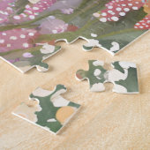 Wildflower Way | Wasserfarbenes Küstendorf Puzzle (Seite)