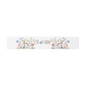 Wildflower Wedding Invitation Belly Band (Flach)