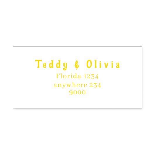 Wildflower Wedding Invitation Permastempel (Design)