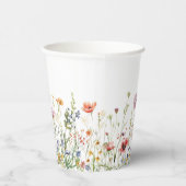 Wildflower Wedding Pappbecher (Rechts)