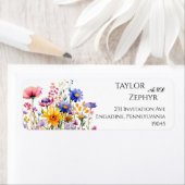 Wildflower  Wedding RSVP Return Address  (Insitu)