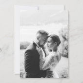 Wildflower Wedding Save the Date Card Einladung (Rückseite)