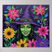 WildFlowerGemHexe Poster (Vorne)