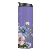 Wildflowers & Add your name  Thermosbecher (Nach rechts gedreht)