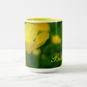 Wildflowers Art Coffee Cup Buttercup Flower Cup Tasse (Zentrum)