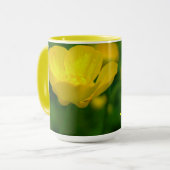 Wildflowers Art Coffee Cup Buttercup Flower Cup Tasse (Vorderseite Links)