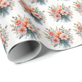 Wildflowers Beautiful Popular Luxury Collection Geschenkpapier (Rolleneckpunkt)