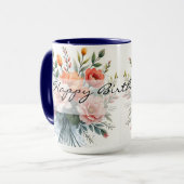 Wildflowers Beautiful Popular Luxury Collection Tasse (Vorderseite Links)
