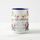 Wildflowers Beautiful Trendy Luxury Collection Tasse (Zentrum)