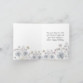 Wildflowers Birthday Karte (Innenseite)