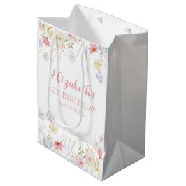 WILDFLOWERS Birthday party Mittlere Geschenktüte