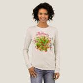 Wildflowers Bunch with Text Tri-Blend Shirt (Volle Vorderseite)
