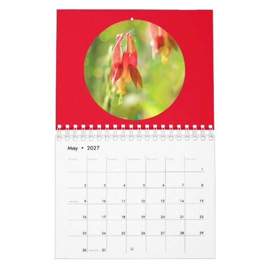 Wildflowers Close-Up Forest Photography Kalender (Mai 2027)
