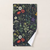 Wildflowers collage badhandtuch set (Handtuch)