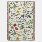 Wildflowers collage decke (Vorderseite Vertikal)