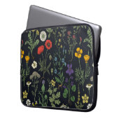 Wildflowers collage laptopschutzhülle (Vorderseite Links)