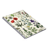 Wildflowers collage notizblock (Rechte Seite)