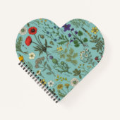 Wildflowers collage on blue notizblock (Vorderseite)