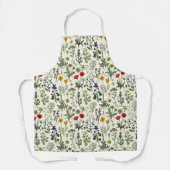 Wildflowers collage schürze (Vorderseite)