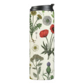 Wildflowers collage thermosbecher (Nach links gedreht)