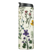 Wildflowers collage thermosbecher (Nach rechts gedreht)