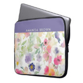 Wildflowers Cute Trendy Chic Stylish  Laptopschutzhülle (Vorderseite Links)
