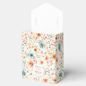 Wildflowers Elegant Romantic Boho Floral Wedding Geschenkschachtel (Geöffnet)