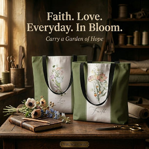 Wildflowers Faith & Love-Tasche Tasche