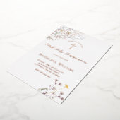 wildflowers | First Communion Invitation Folieneinladung (Gedreht)