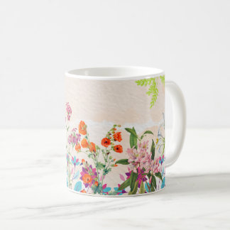 Wildflowers Floral, Botanical Garden, Colorful gif Kaffeetasse