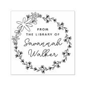 Wildflowers Floral Frame Book From the Library Of Permastempel (Design)