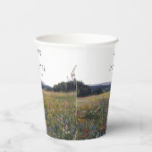 Wildflowers Floral Meadow Wedding Pappbecher (Rechts)