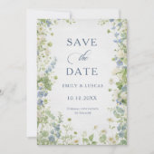 Wildflowers Garden Wedding Save The Date (Vorderseite)